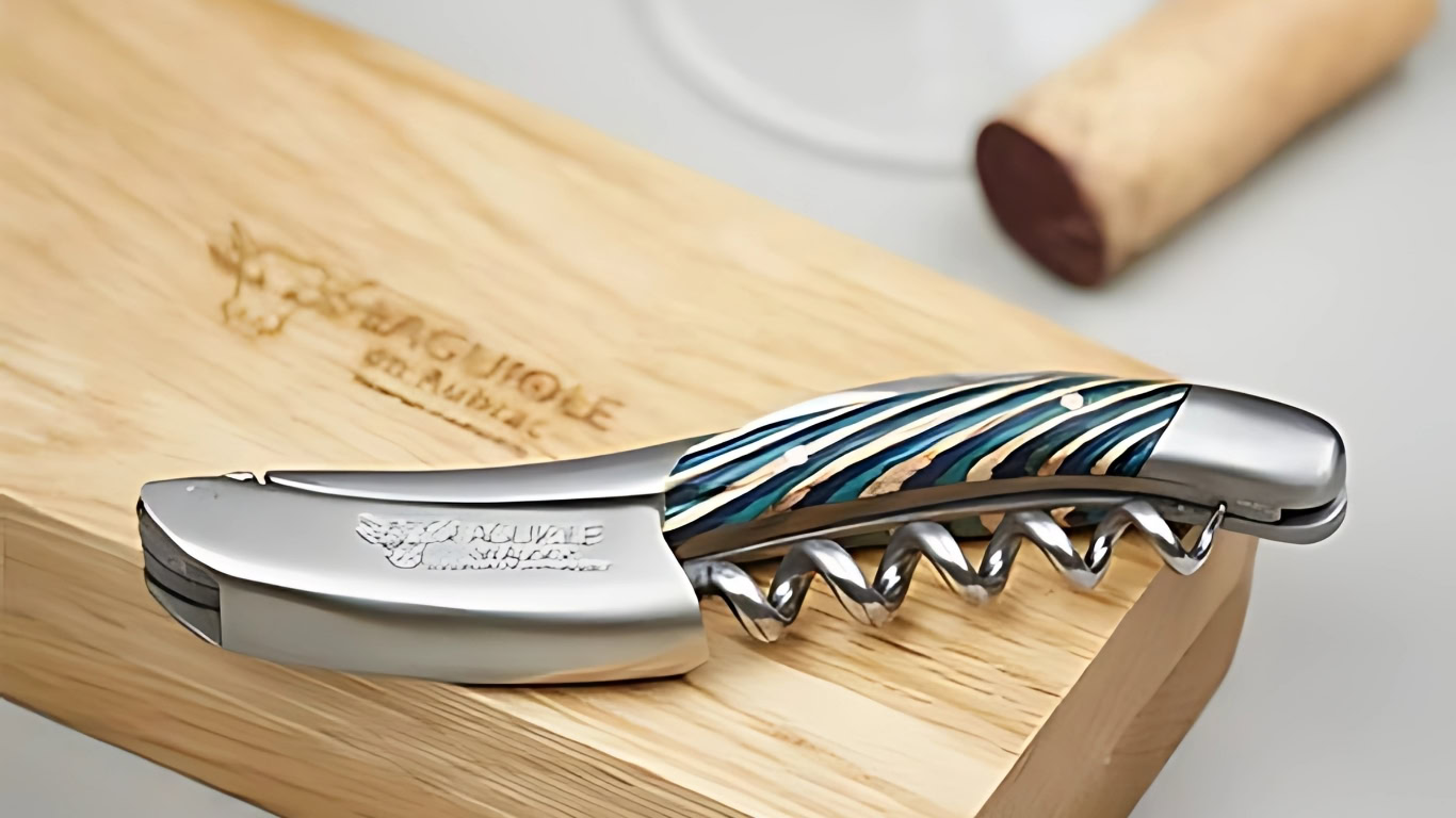 decorative marquetry in laguiole en aubrac corkscrews