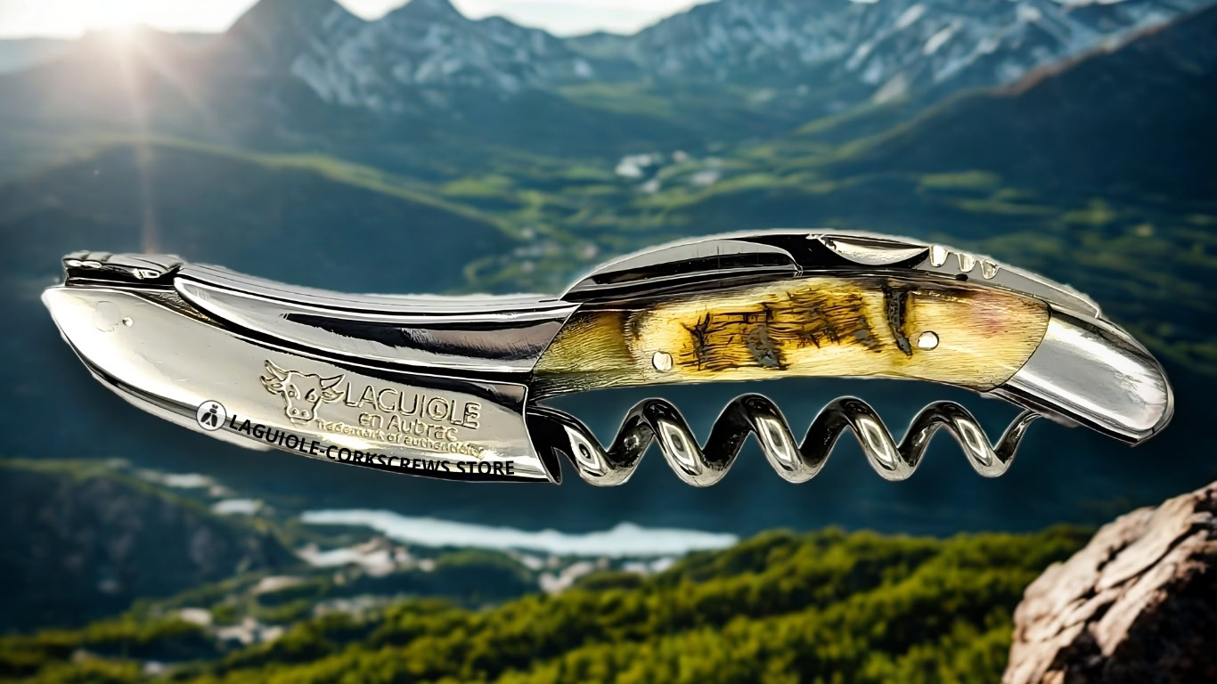 laguiole corkscrews in ram horn – natural power and timeless craft