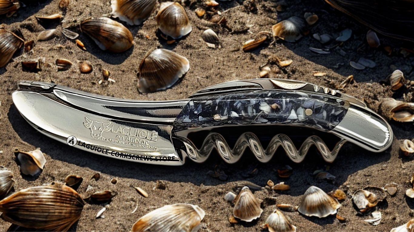 recycled materials in laguiole en aubrac corkscrews