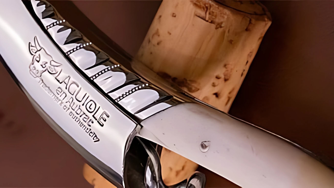 twisted bolsters on laguiole en aubrac corkscrews